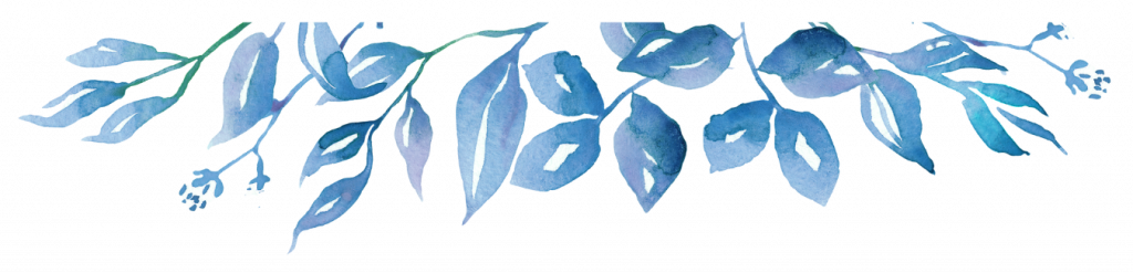 vespertine (1080 x 1350 px) blue leaves
